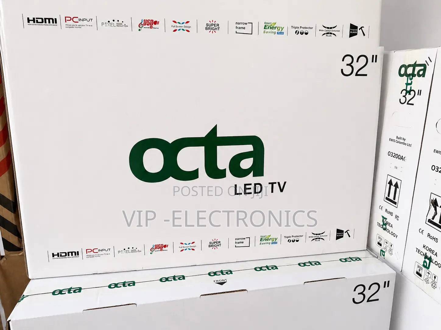 Octa 32 Inch Tv Led Tv –High-Definition Slim Series