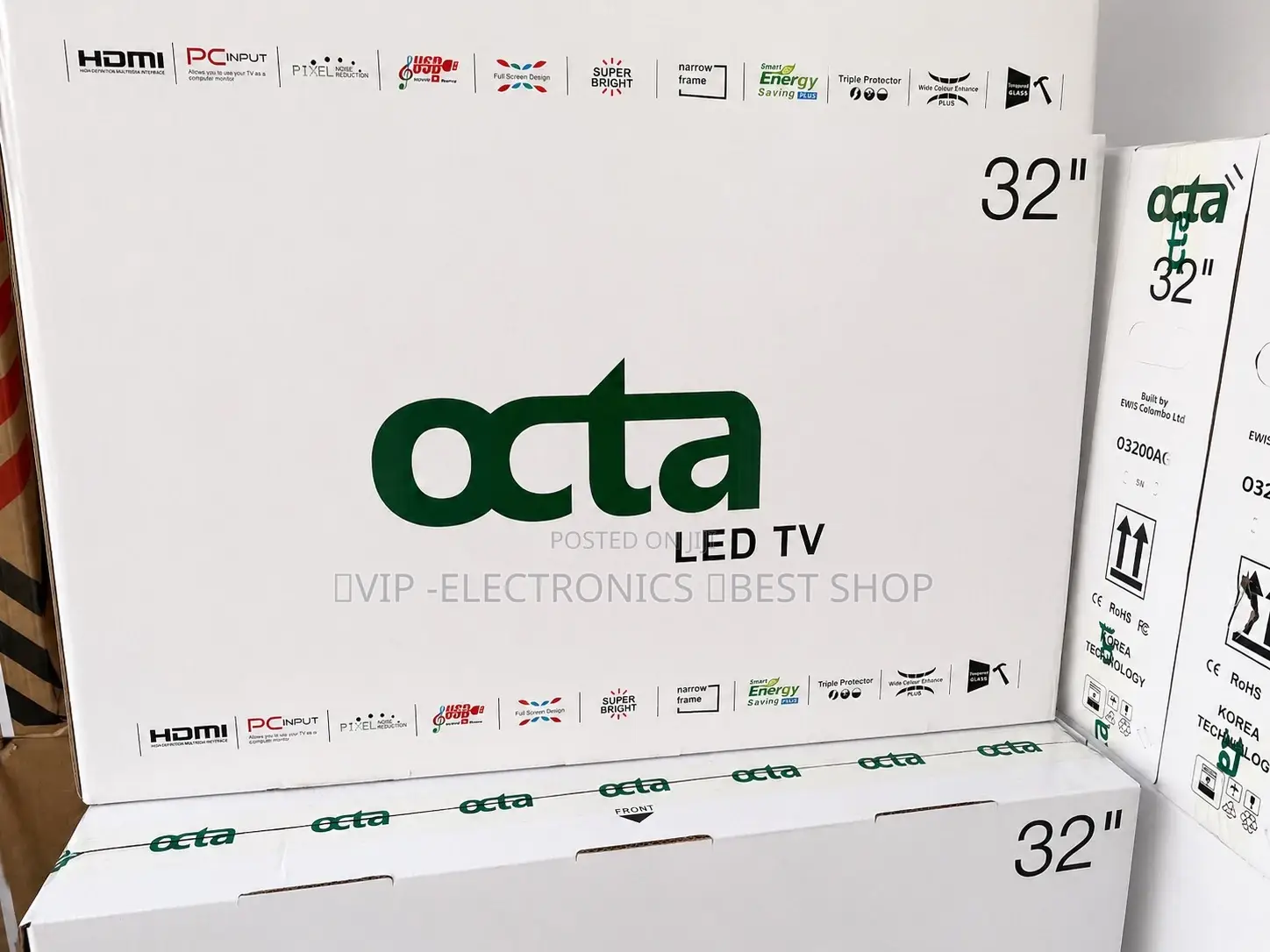Octa 32 Inch Tv Led Tv –High-Definition Slim Series