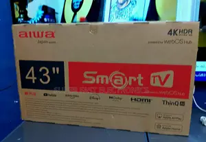 Aiwa 43 Inch Tv HDR Smart Tv With Webos Hub Ultra Hd, Dolby Audio,