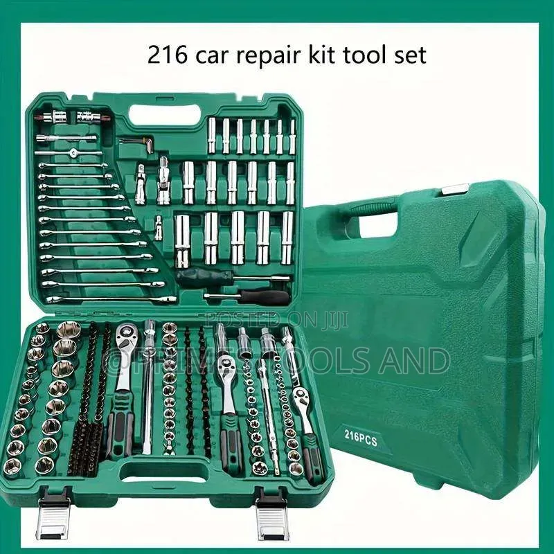 216pcs Car Repair Tool Set – Professional Socket Wrench Kit