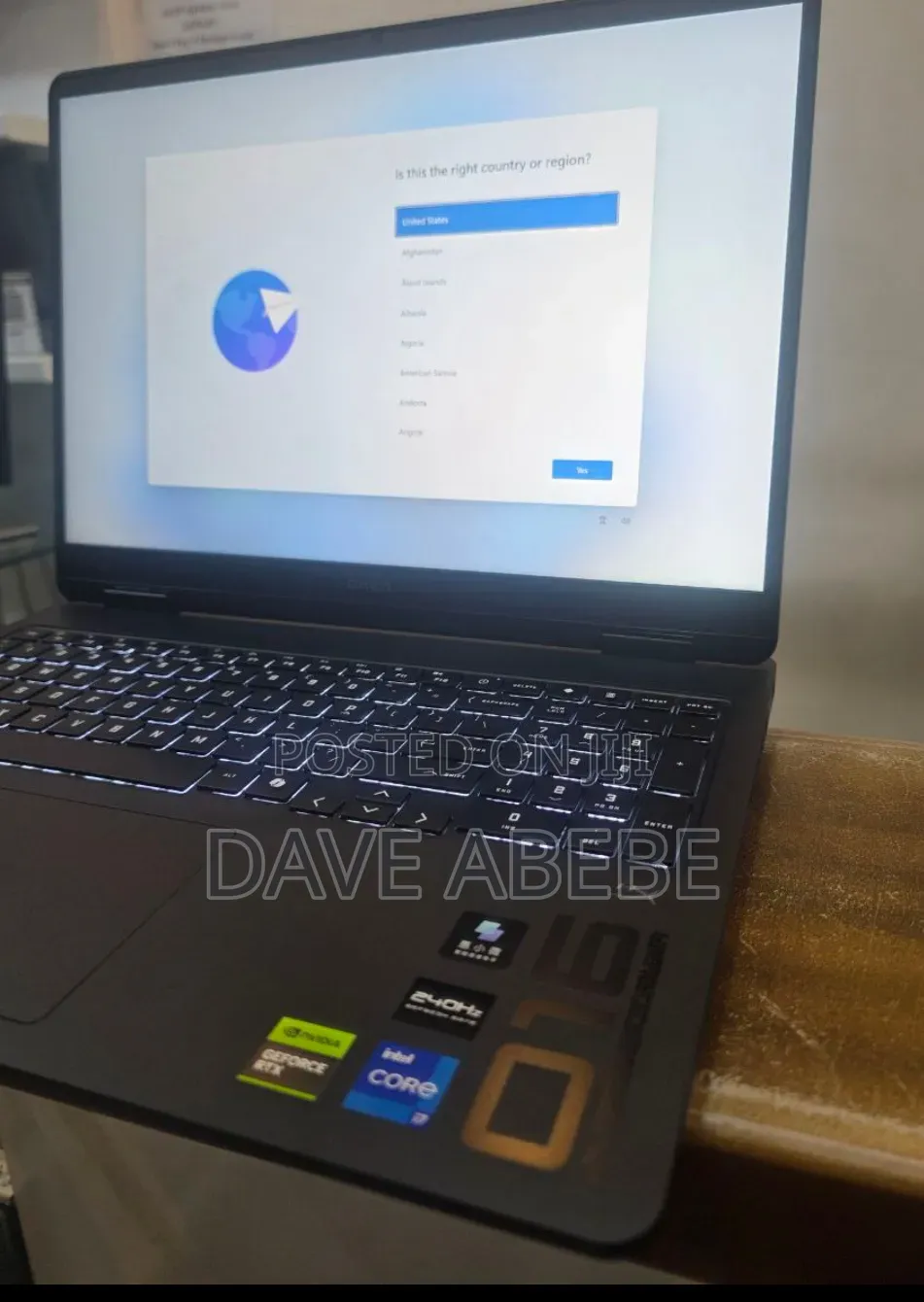 New Laptop HP Omen 16 16GB Intel Core i7 SSD 1T
