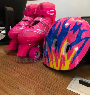 Adjustable Skate Shoes Helmet and Guard