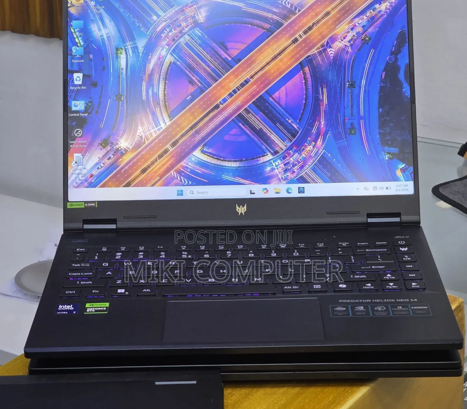 New Laptop Acer Predator Helios Neo 16 16GB Intel Core Ultra 7 SSD 1T