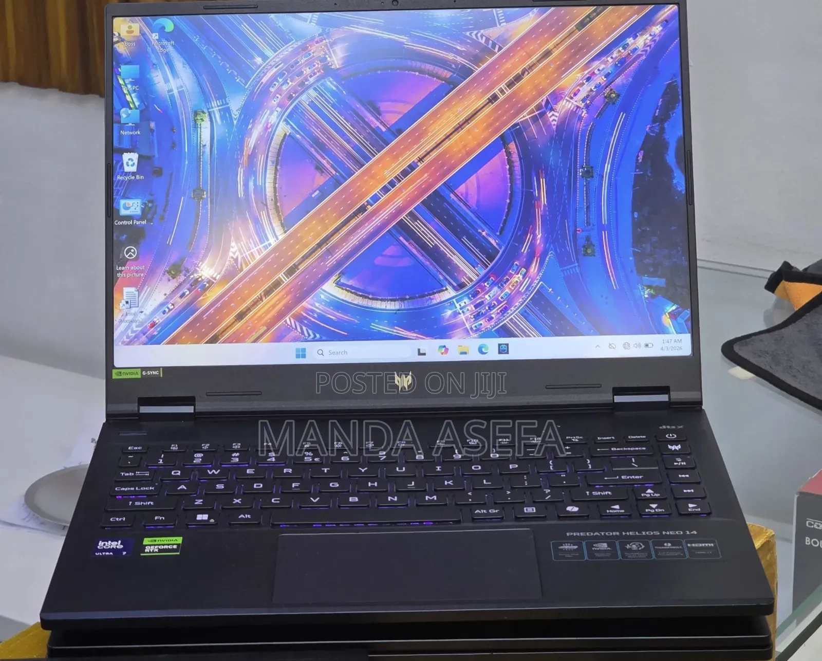 New Laptop Acer Predator Helios Neo 14 16GB Intel Core Ultra 7 SSD 1T