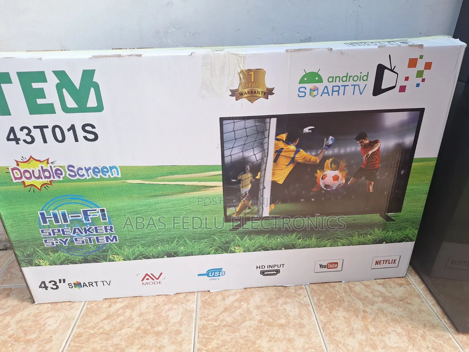 Tev Smart Tv Andirod 43 Inche