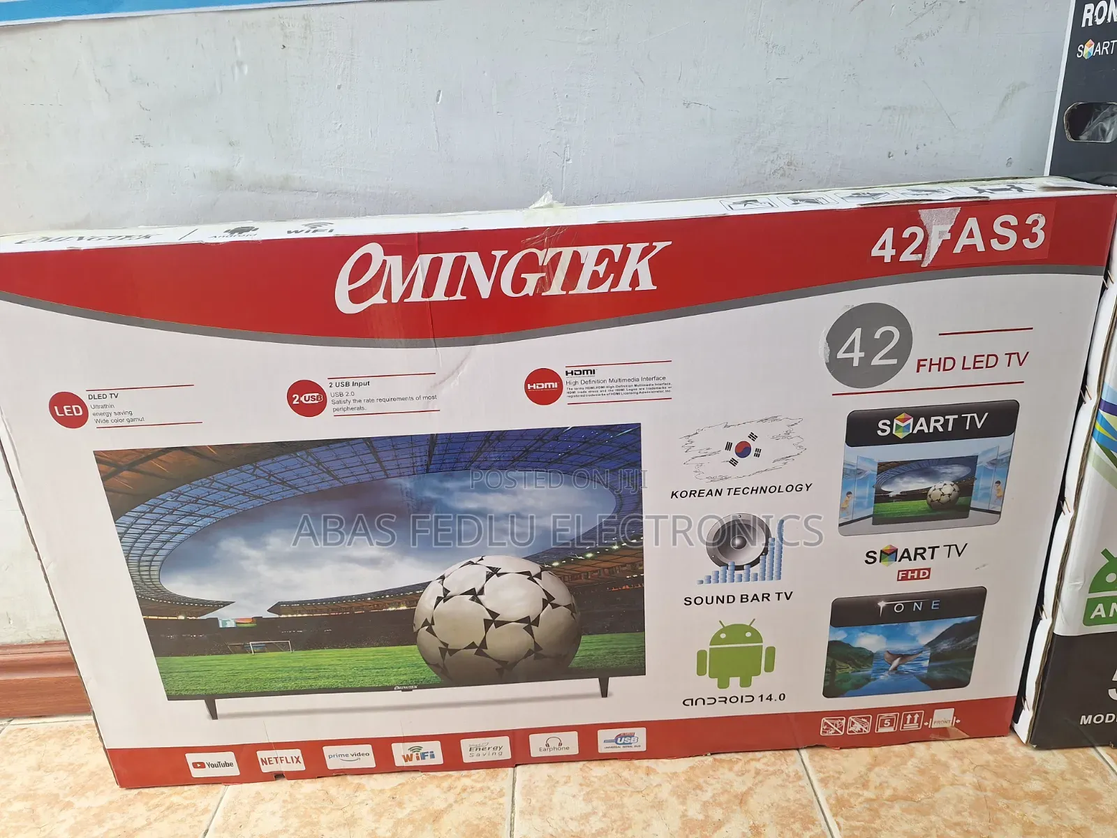 Emingtik 42 Inche 4k Andirod 14 Smart