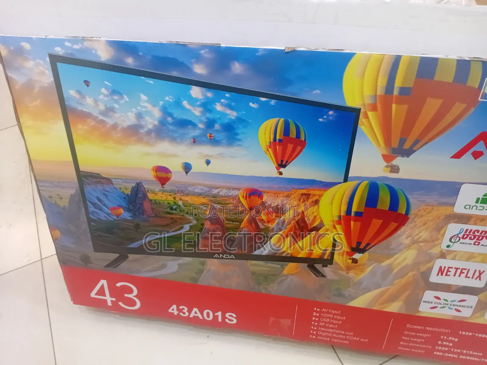Anda Tv 43 Inch