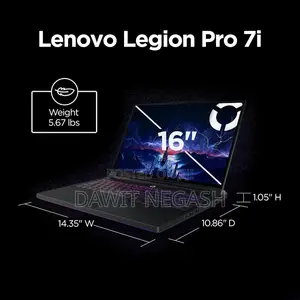 New Laptop Lenovo Legion Pro 7 32GB Intel Core Ultra 9 SSD 1T