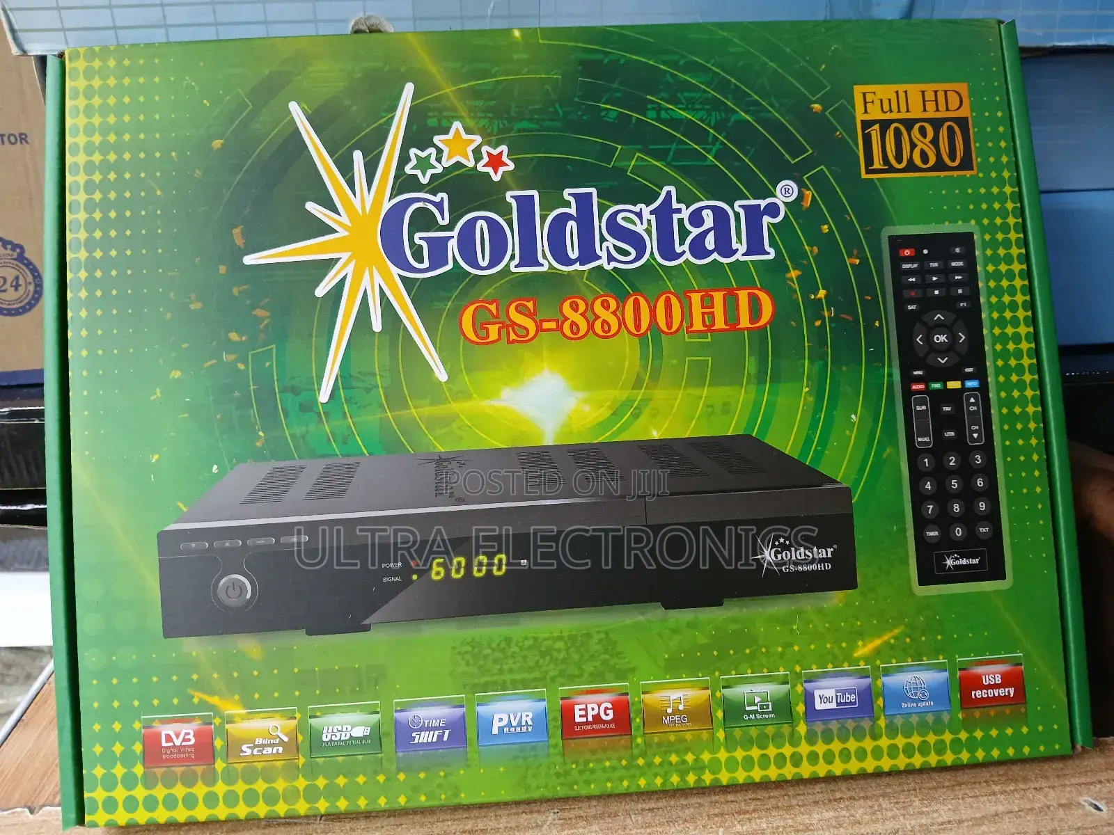 Goldstar Gs-8800hd Is a Digital Satellite Receiver Full Hd 1080p
