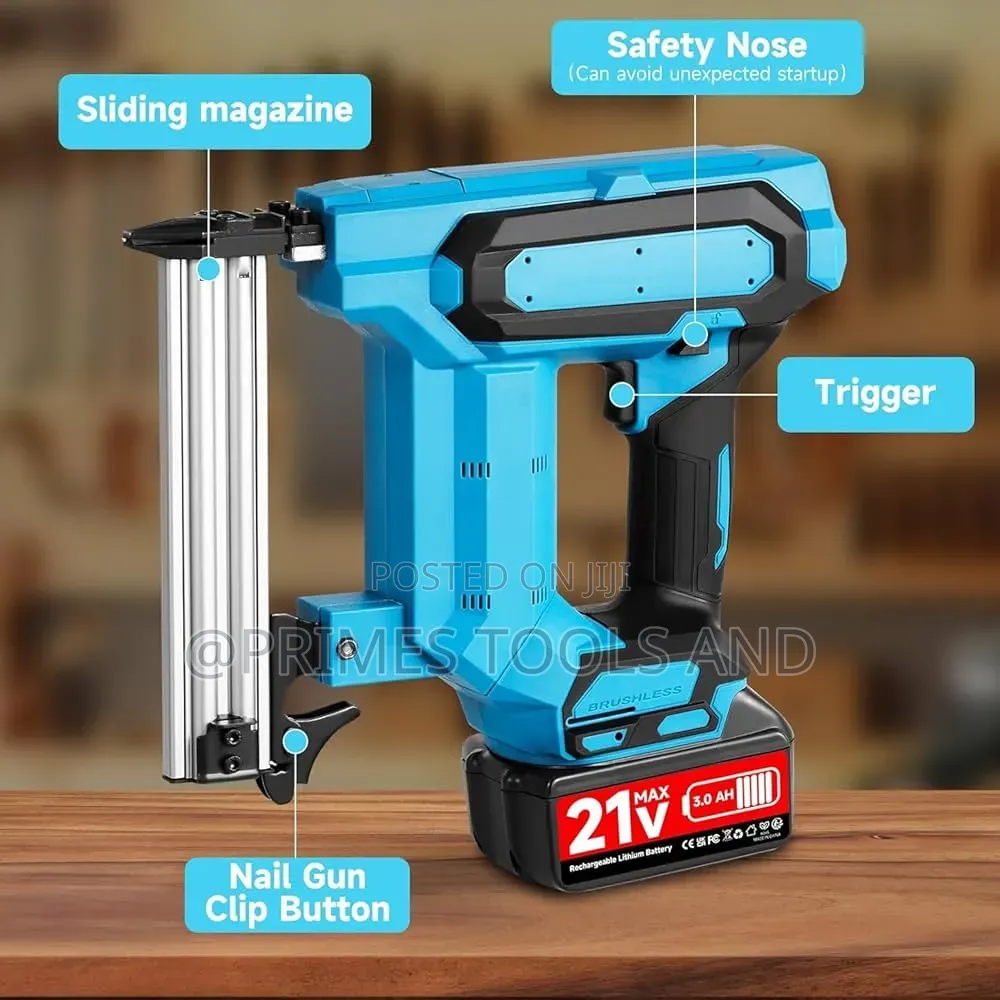 Cordless Nail Gun, F15 Brad Nailer, Brushless Nail Gun