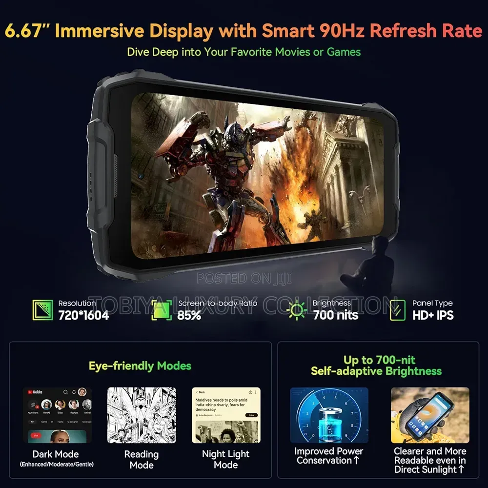New Blackview BV9300 256 GB Black