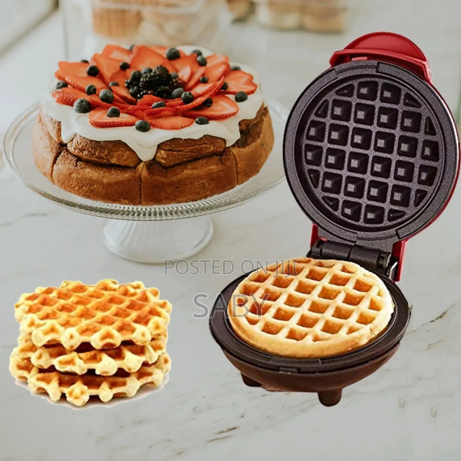Mini Waffle Maker Round Waffle