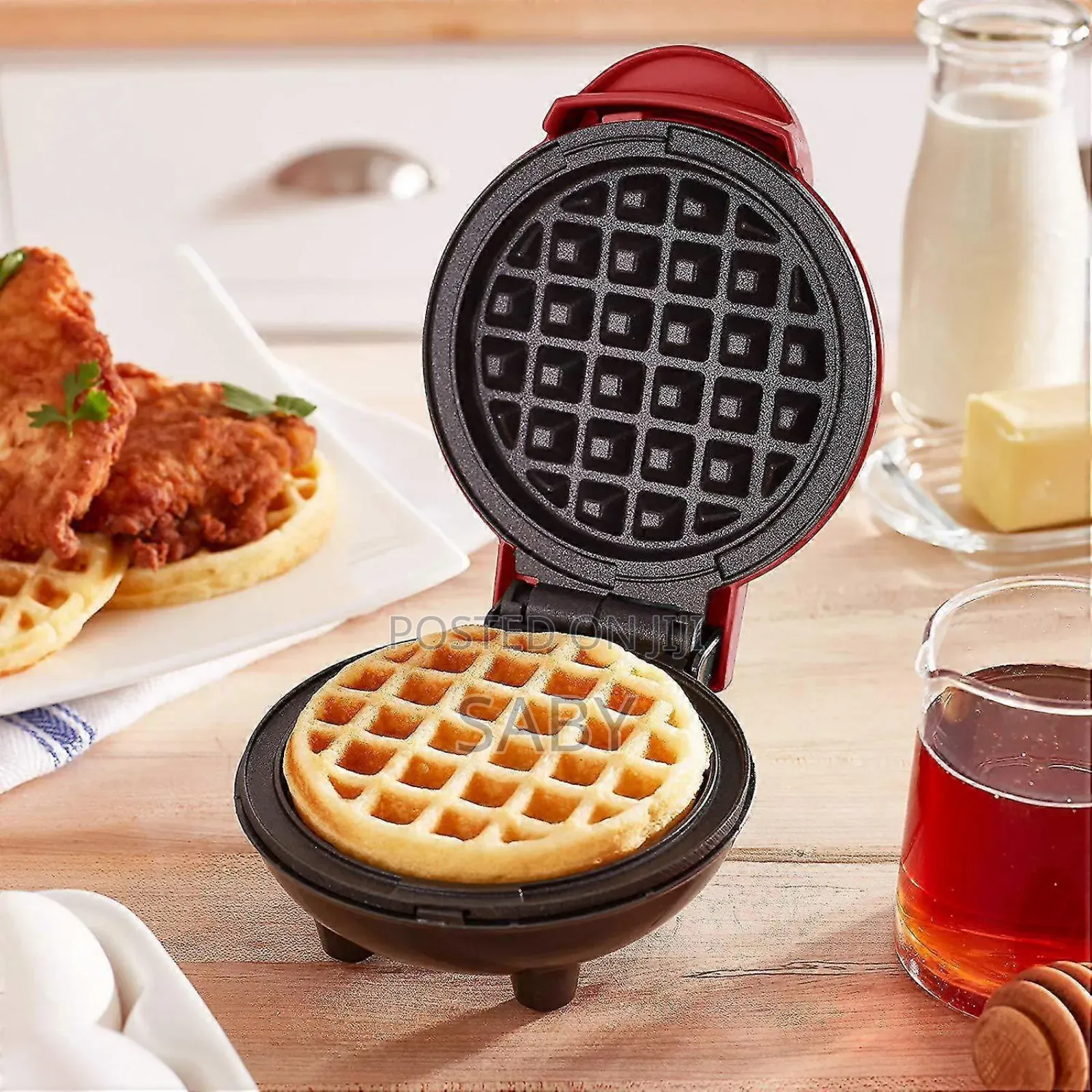 Mini Waffle Maker Round Waffle