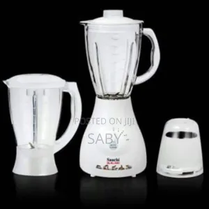 Saachi Nl-Bl-4361 – 3-in-1 Blender With Glass Plastic Jars + Grinder