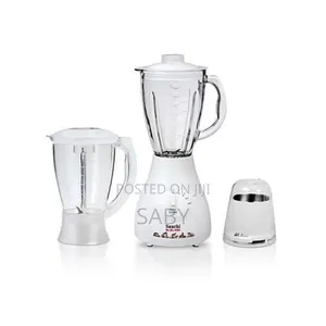 Saachi Nl-Bl-4361 – 3-in-1 Blender With Glass Plastic Jars + Grinder