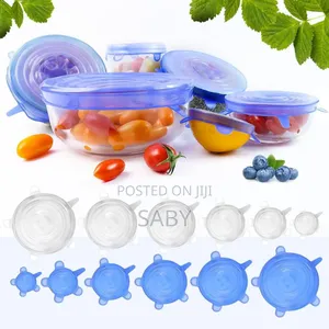 6pcs Different Specification Silicon Lids