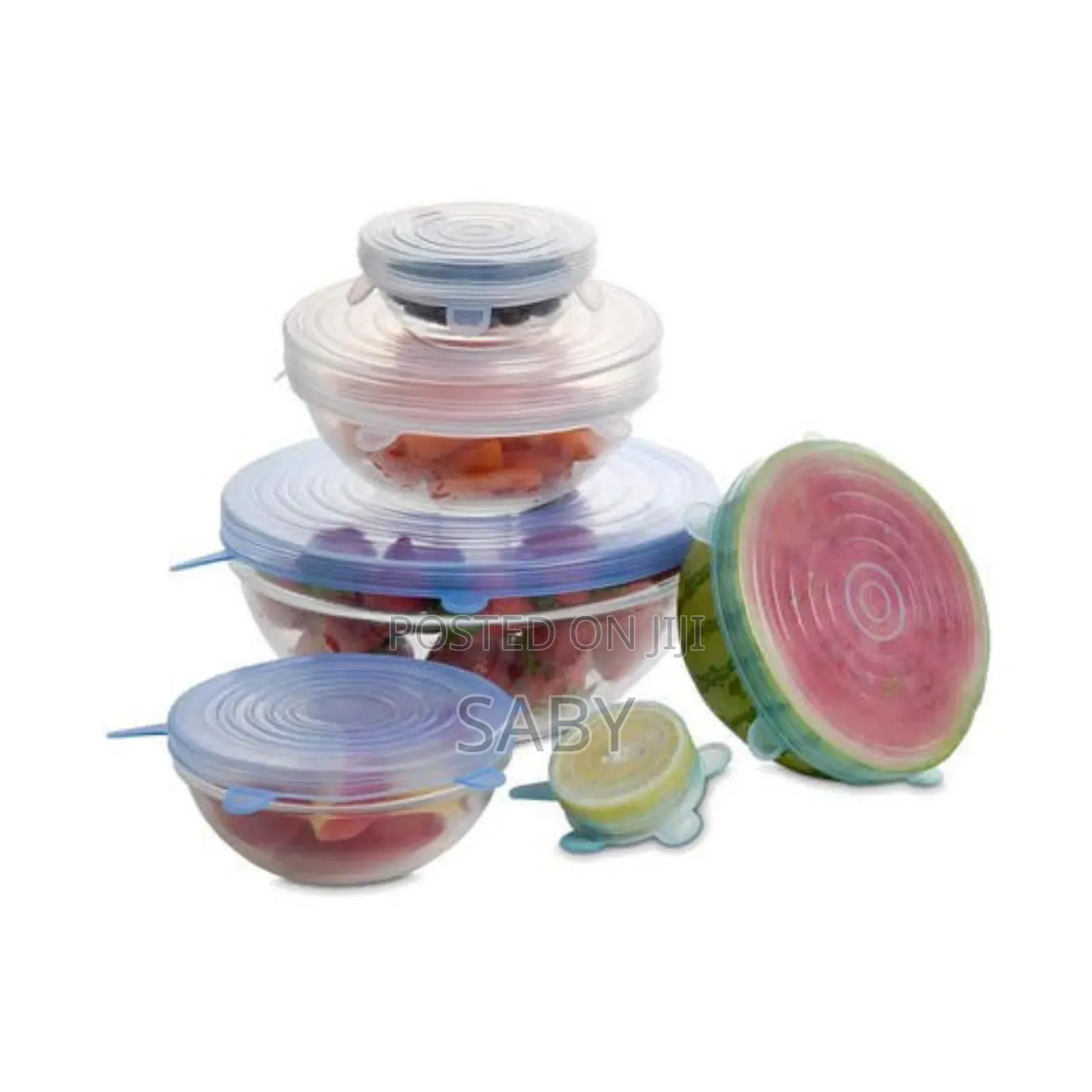 6pcs Different Specification Silicon Lids