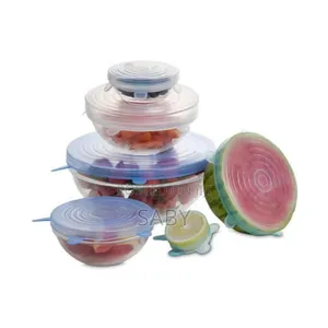 6pcs Different Specification Silicon Lids