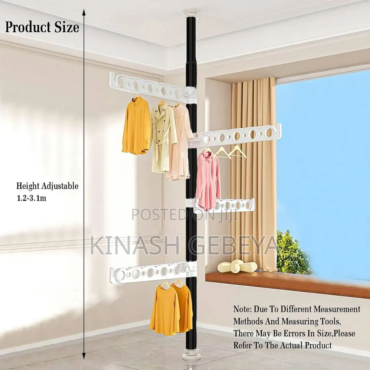 Telescopic Free Standing Cloth Drying Pole