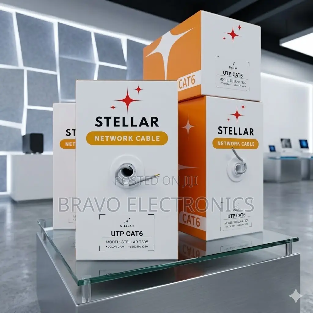 Stellar Utp Cat6 Cable | High Speed Network Cable | Half Copper