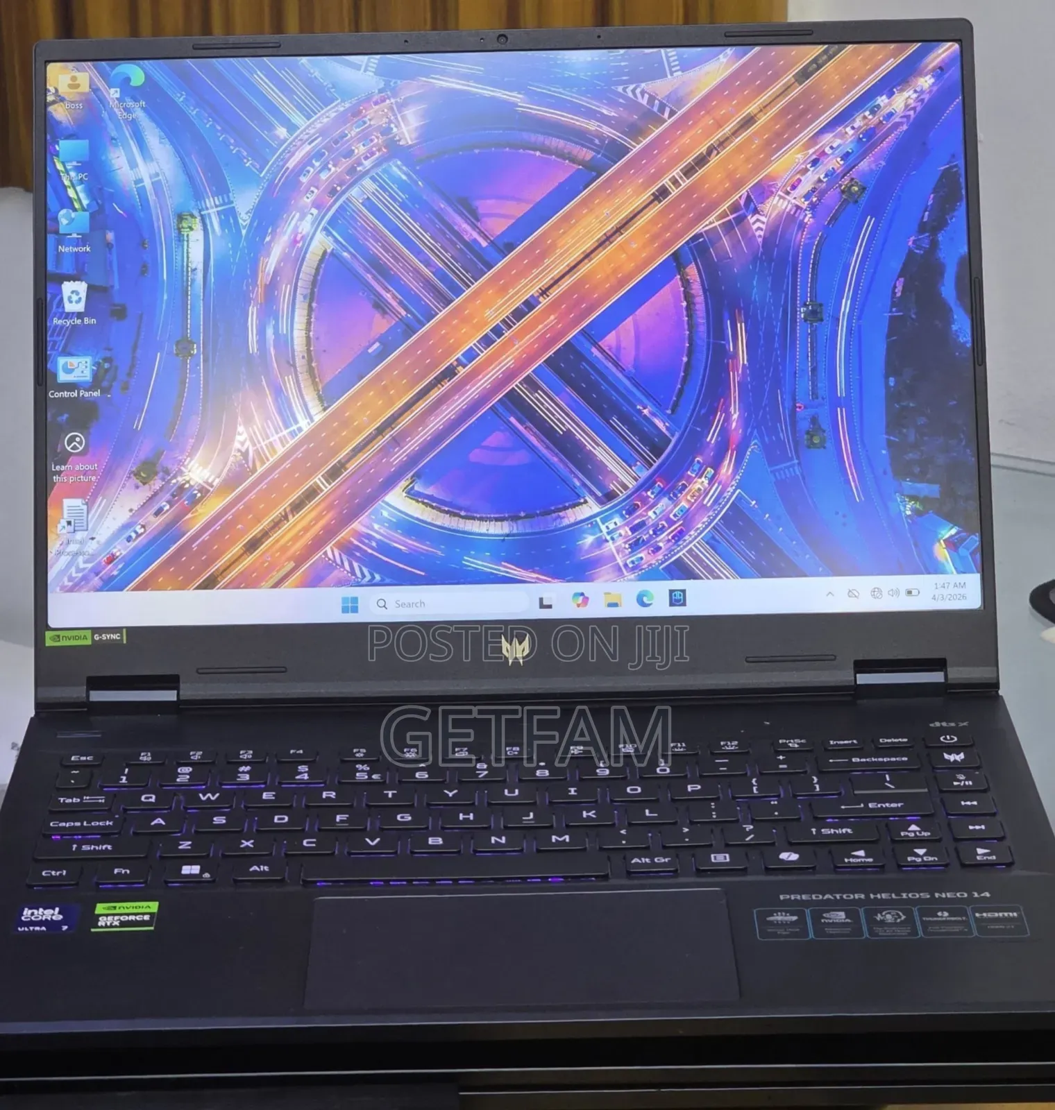 New Laptop Acer Predator Helios Neo 16 16GB Intel Core Ultra 7 SSD 1T