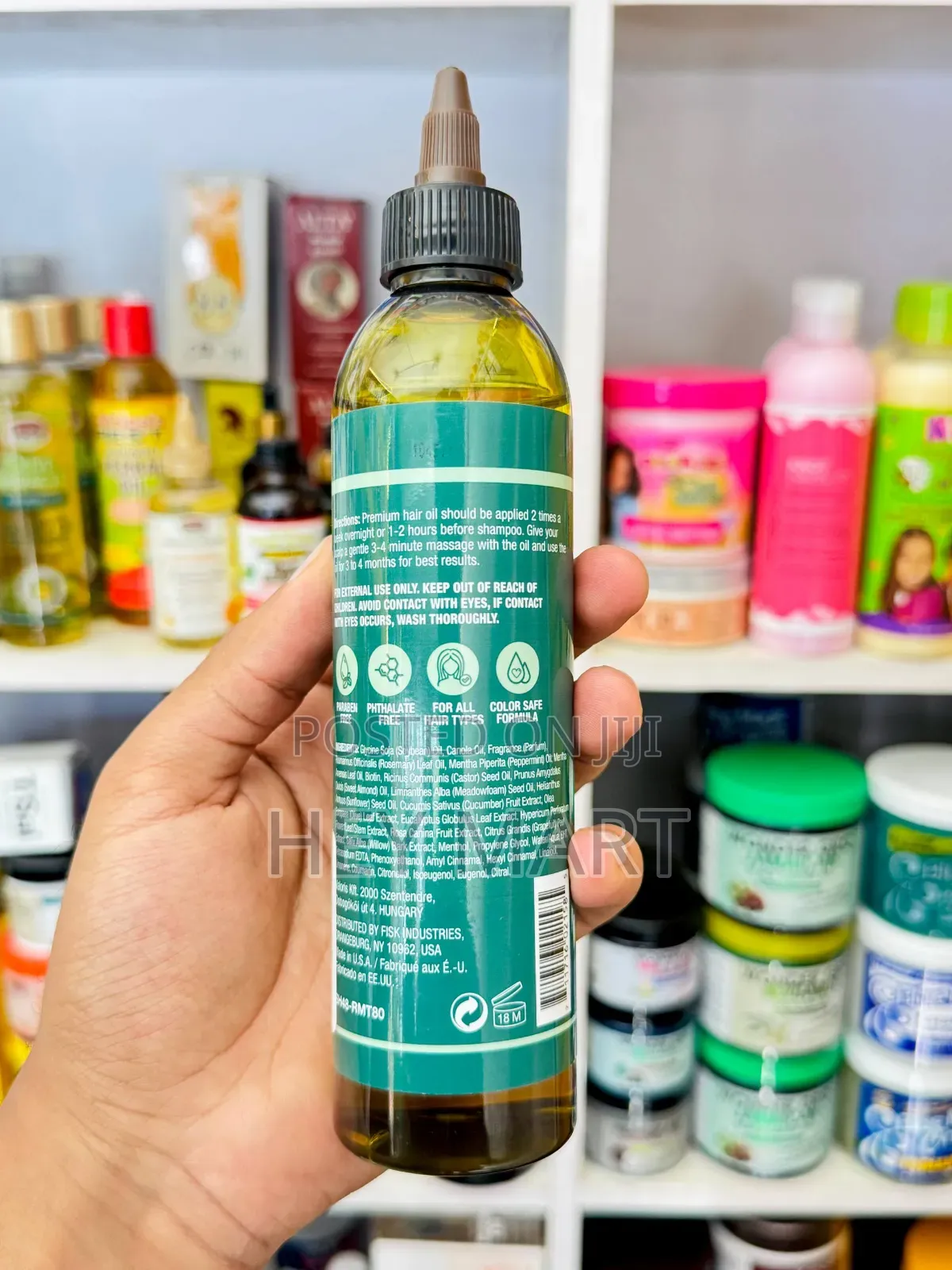Difeel Rosemary Mint Premium Hair Oil Infused With Biotin.