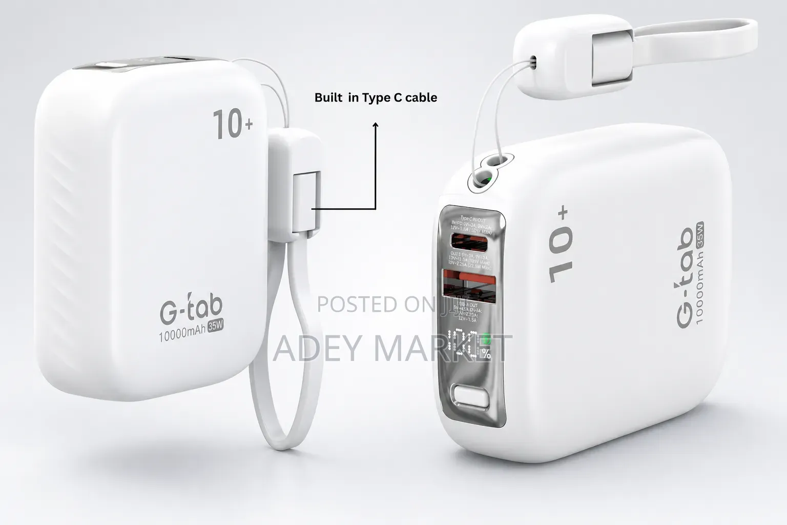 .G-Tab 10000mah Power Bank.
