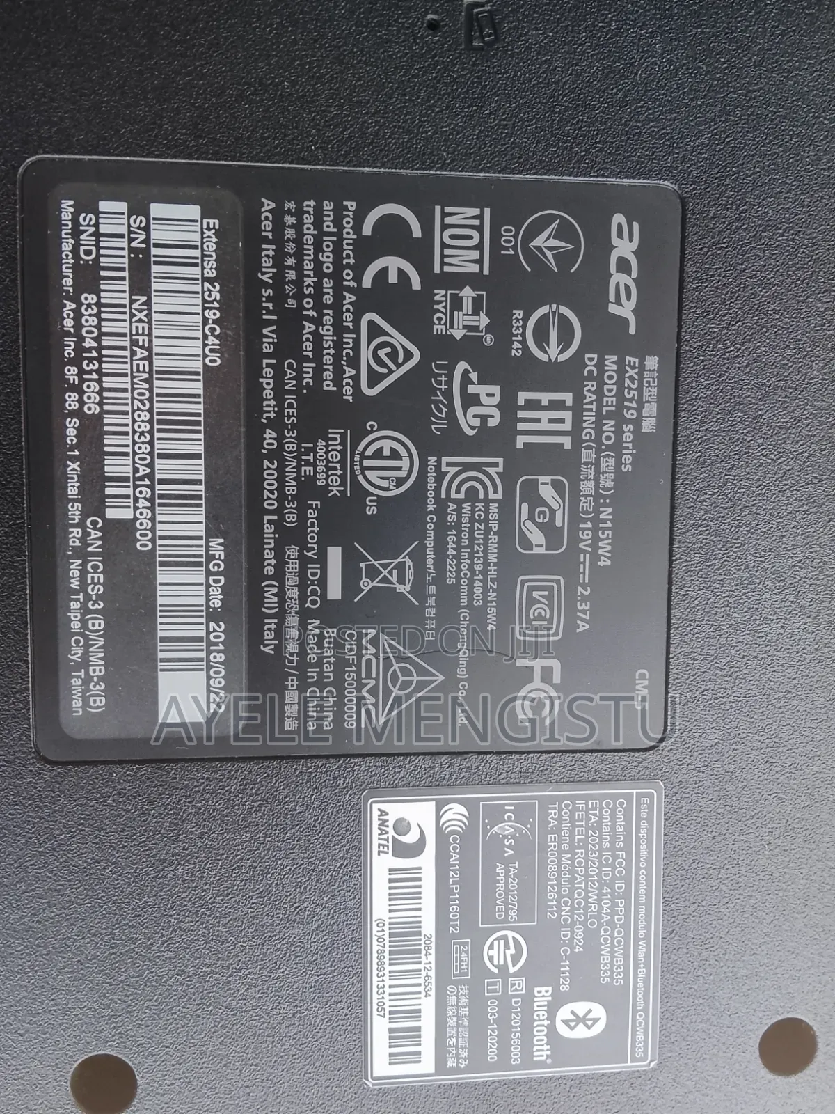 Laptop Acer Predator Helios 300 4GB Intel Celeron HDD+SSD 500GB