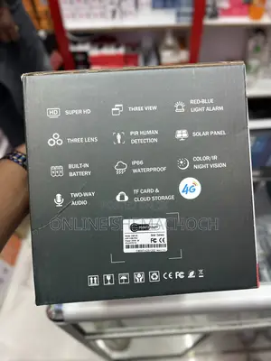 ባለ 3 ሌንስ በሲም የሚሰራ 4g Stellar C603 Solar Pro 4 Lens PTZ Camera