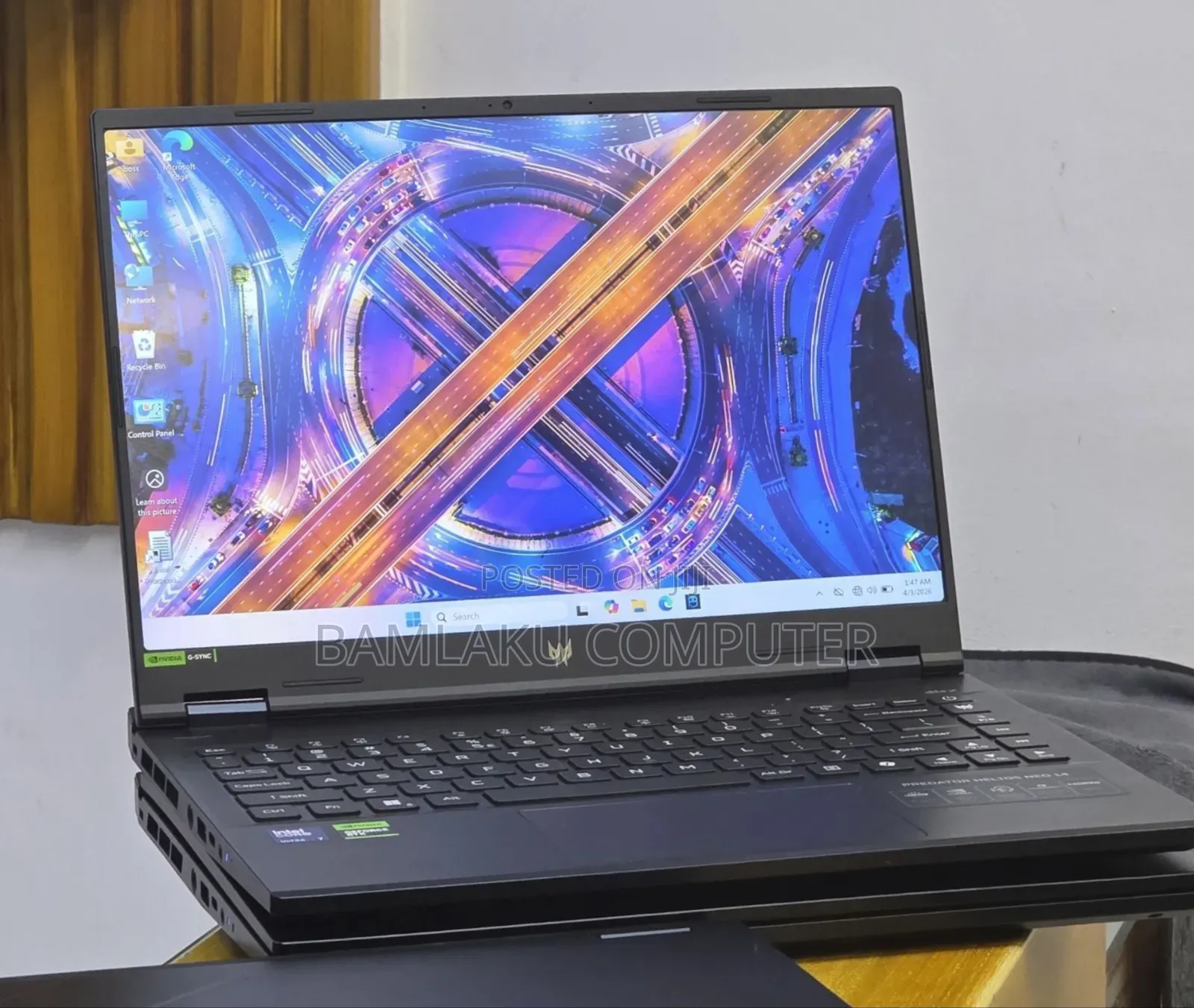New Laptop Acer Predator Helios Neo 14 16GB Intel Core Ultra 7 SSD 1T