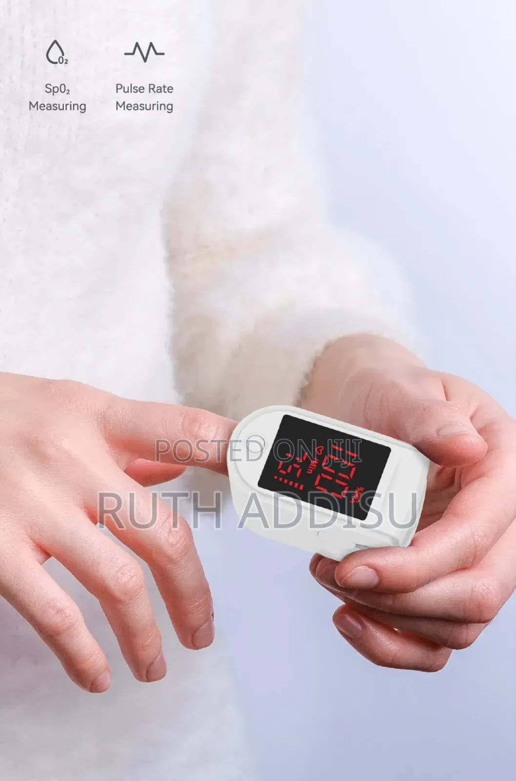 Lk87 Fingertip Pulse Oximeter – Spo2 Heart Rate Monitor Oximeter
