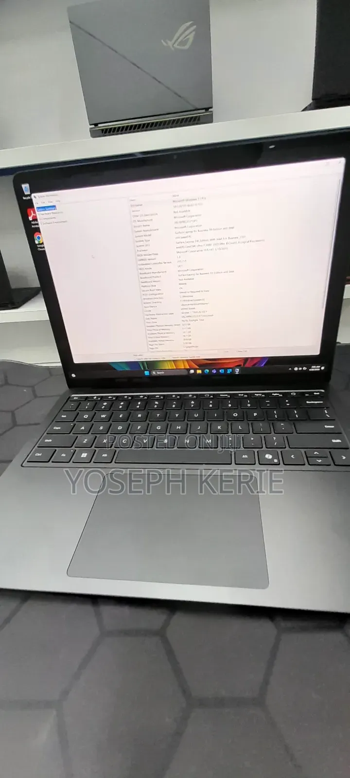 New Laptop Microsoft Surface Laptop 7 32GB Intel Core Ultra 7 SSD 512GB