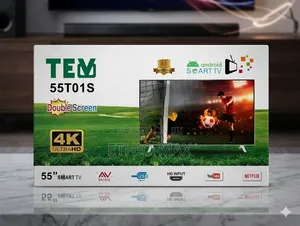 Tev Tv 55” Smart Android Tv – New Arrival | Double Glass