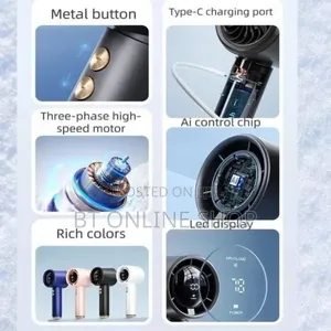Rechargeable Mini Turbo Fan