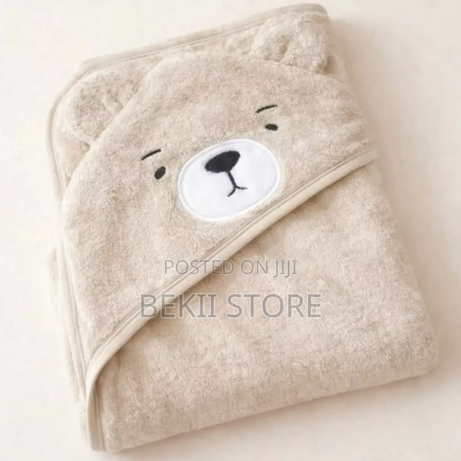 Baby Bear Hooded Towel Soft and Photo Ready የሕፃናት ፎጣ