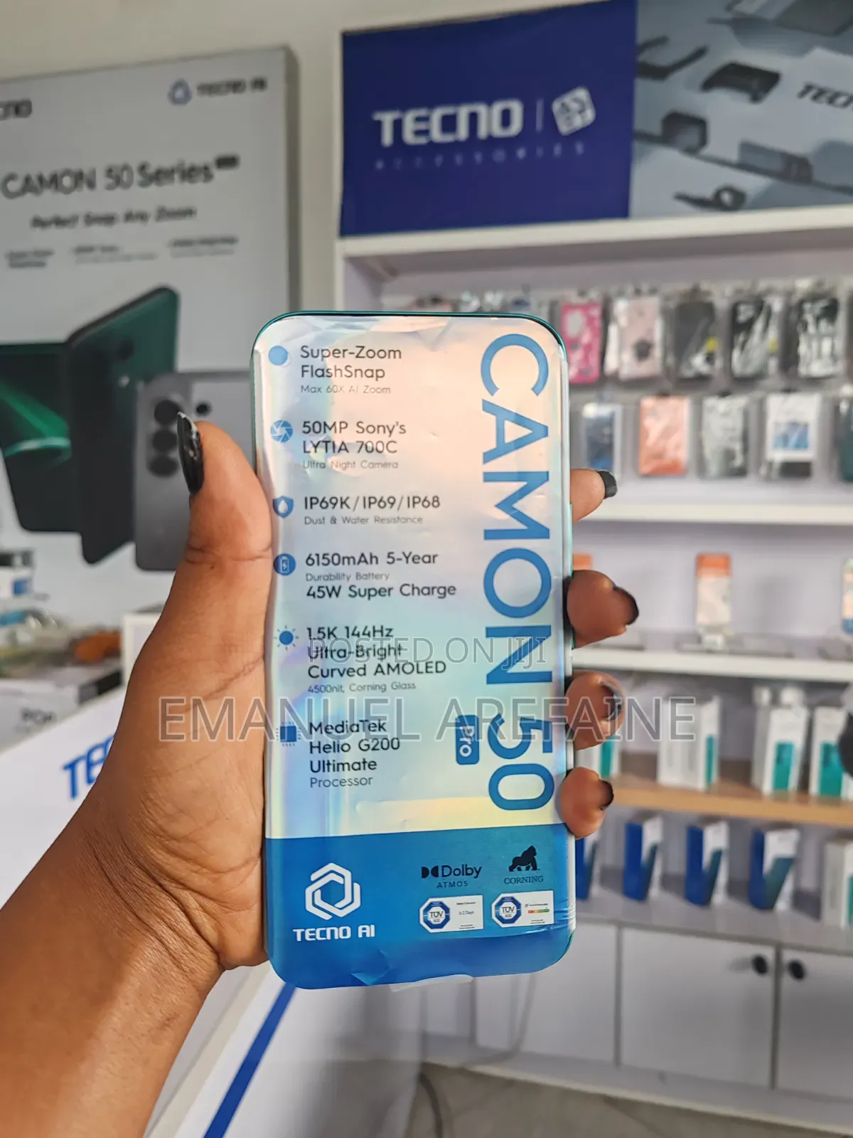 New Tecno Camon 50 Pro 256 GB Green