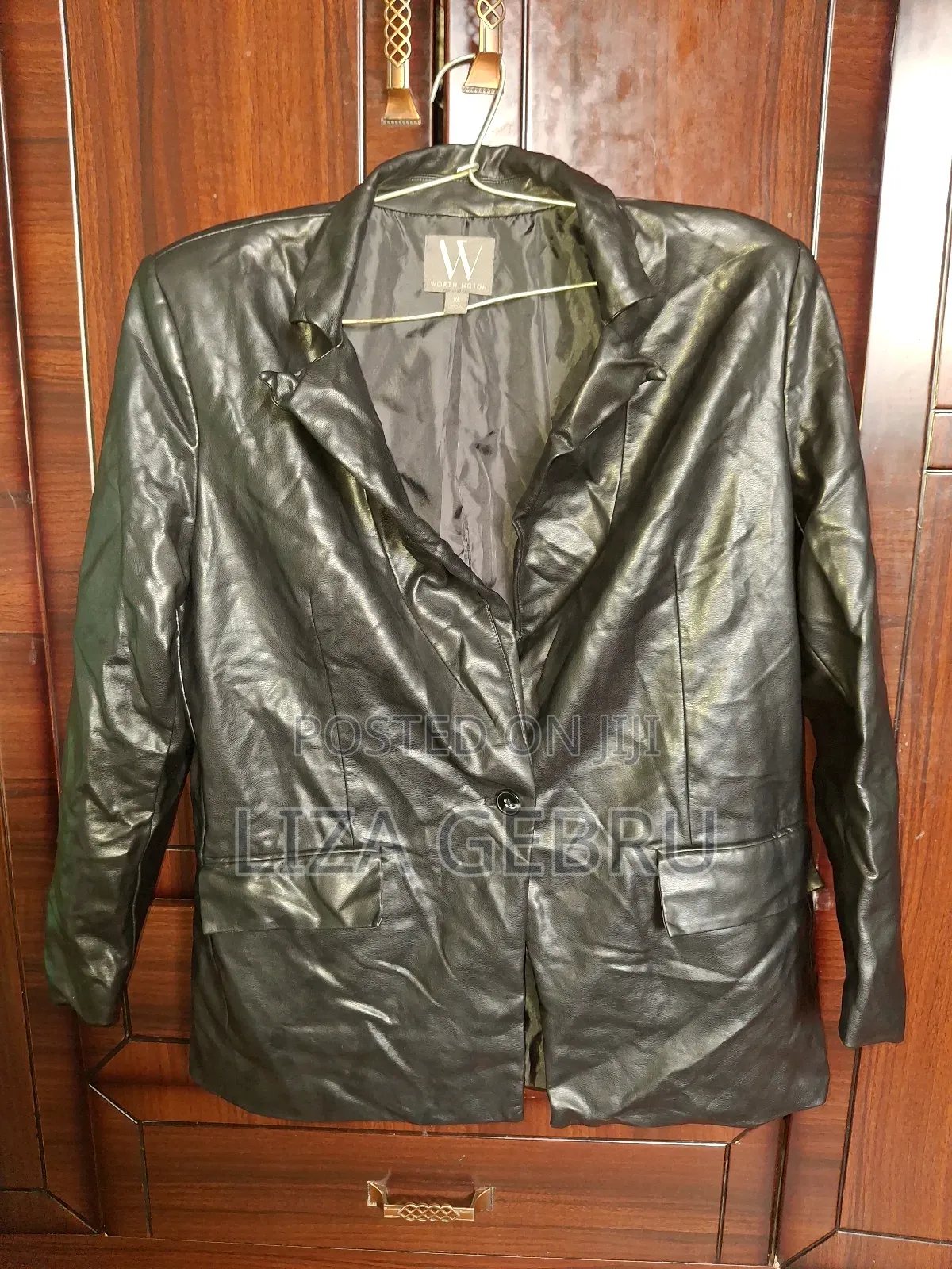 Used Like New Women Leather Jacket. Size Xl