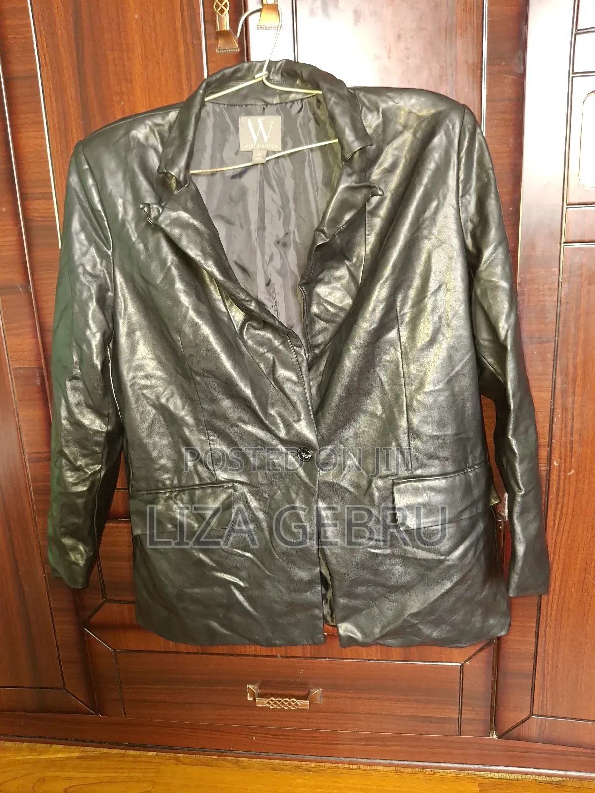 Used Like New Women Leather Jacket. Size Xl