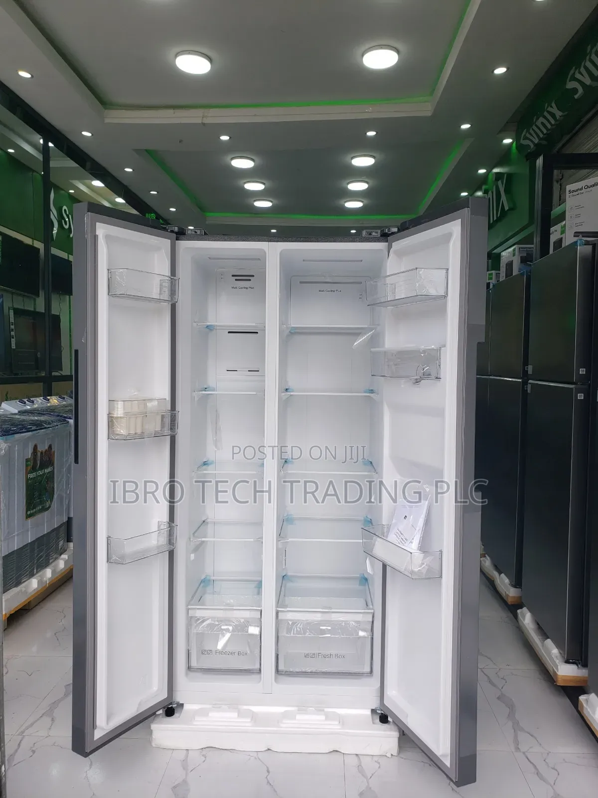 Syinix Two Door 460l Multi Cooling Plus Refrigerator
