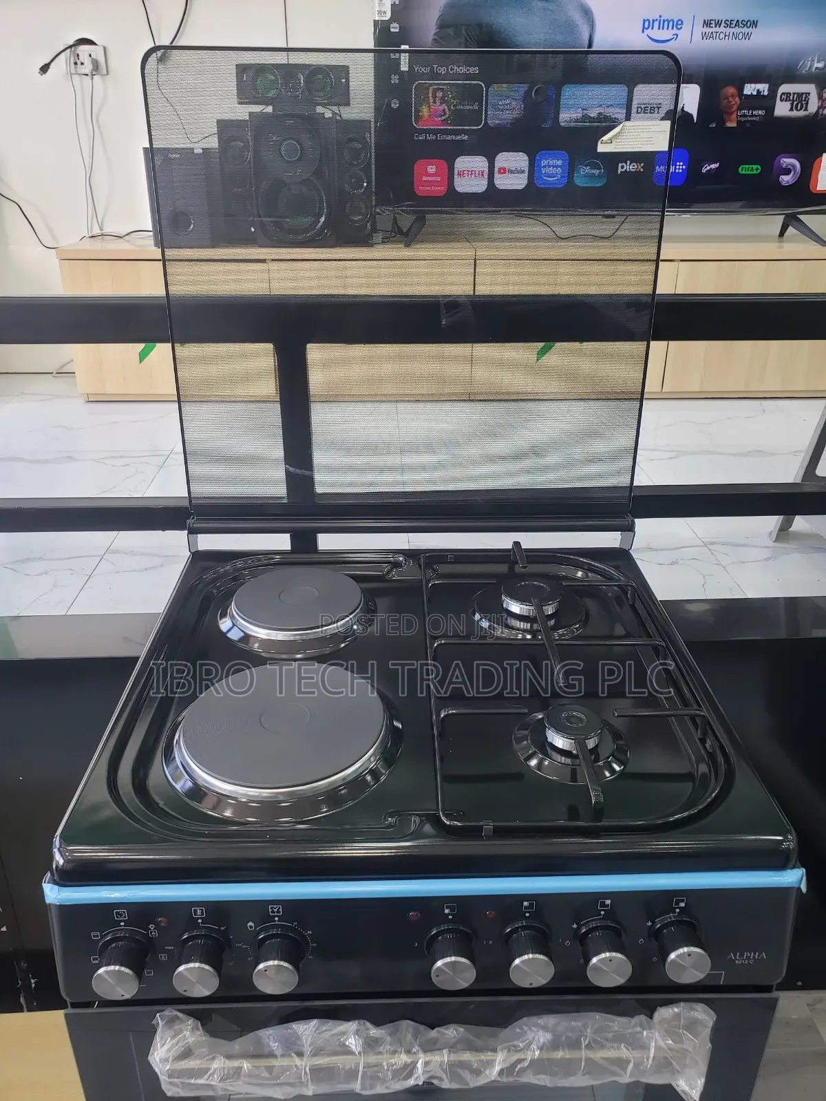 Alpha 60×60 2 Electric and 2 Gas Oven