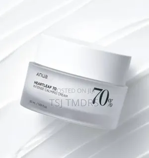 Anua Heartleaf 70% Intense Calming Cream.