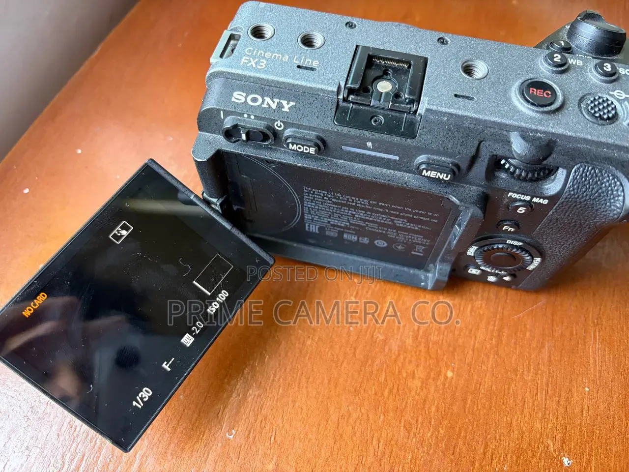 Sony Fx3 Cinema Camera (Used From Us)
