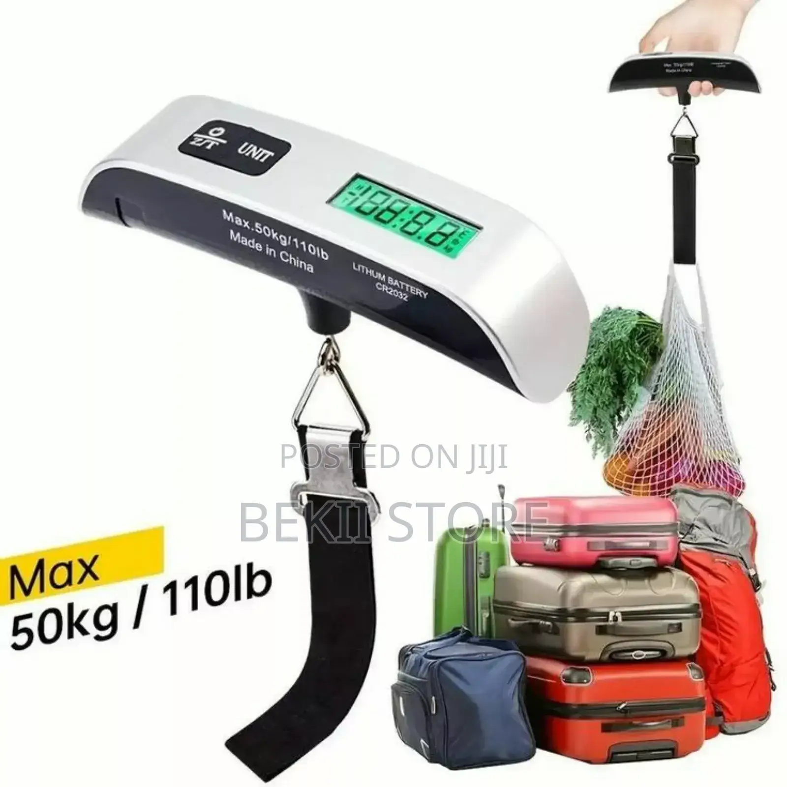 Portable Digital Luggage Scale አነስተኛ ሚዛን