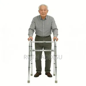 Lightweight Aluminum Reciprocal Walker With One-Button Stainless Alm