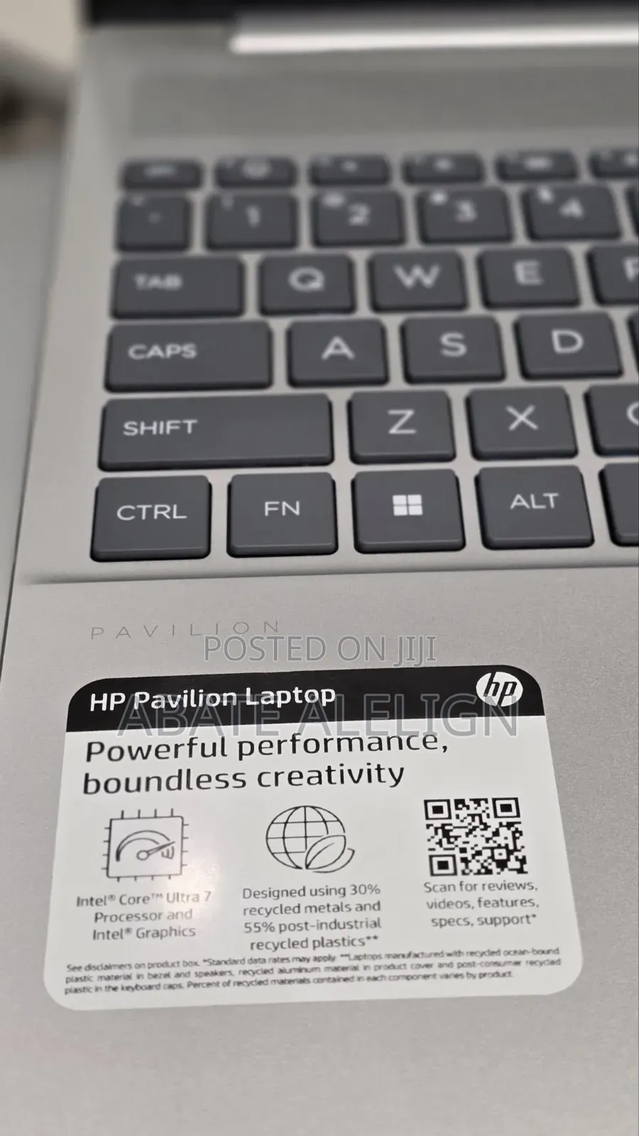 New Laptop HP Pavilion 15 16GB Intel Core Ultra 7 SSD 512GB