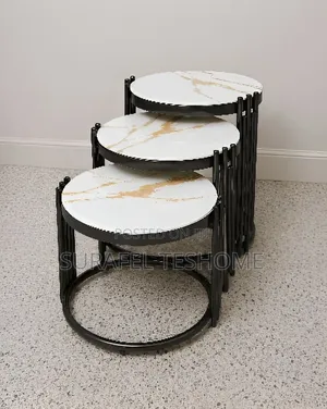 ቀለል ያሉ ኮፊ ቴብሎች | Coffee Tables | በባለ 2 እና 3 ጠረጴዛዎች በኢፖክሲ
