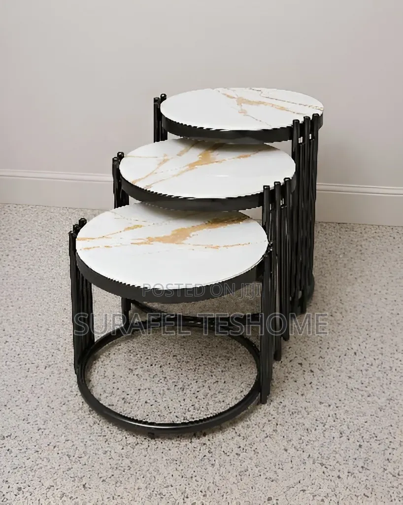 ቀለል ያሉ ኮፊ ቴብሎች | Coffee Tables | በባለ 2 እና 3 ጠረጴዛዎች በኢፖክሲ