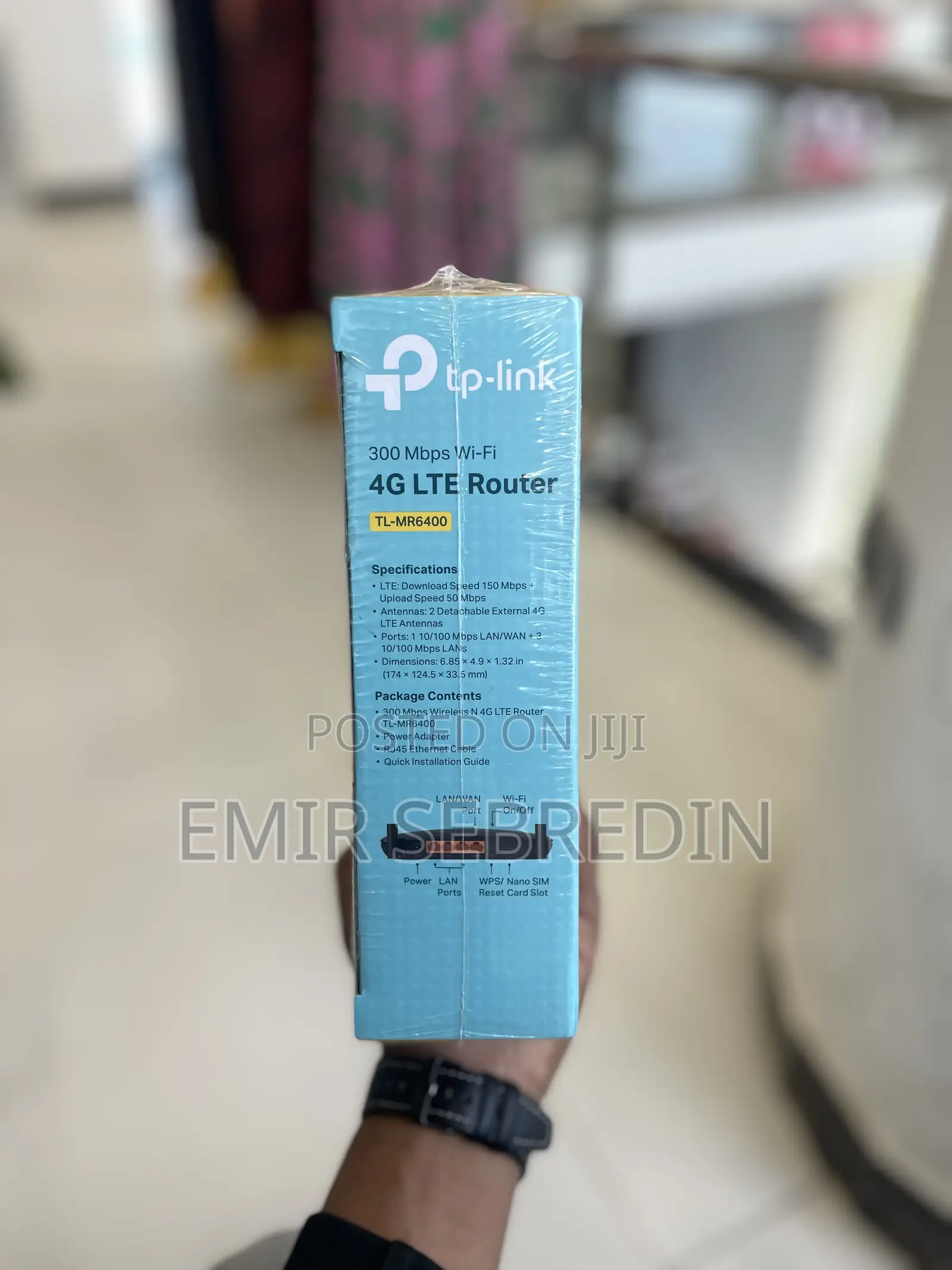 Tp-Link Mr6400 ሲም ካርድ የሚቀበል