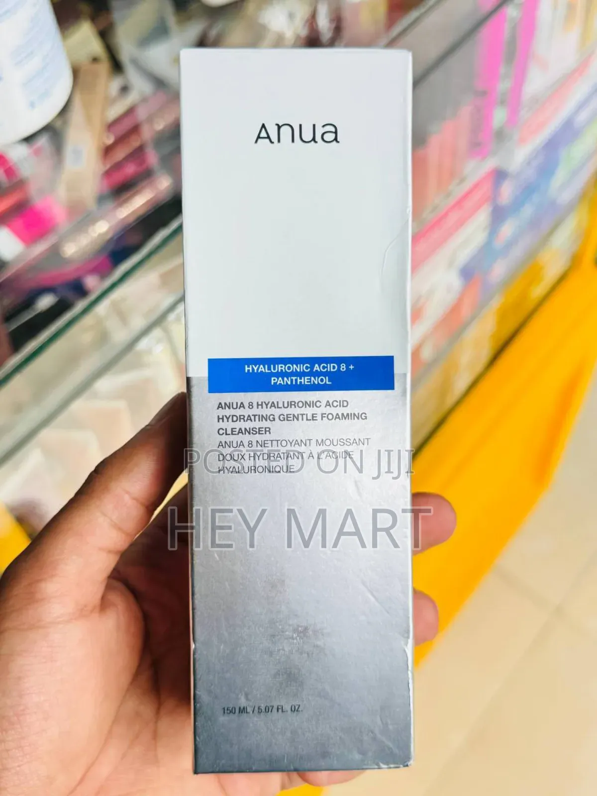 Anua 8 Hyaluronic Acid Hydrating Gentle Foaming Cleanser.