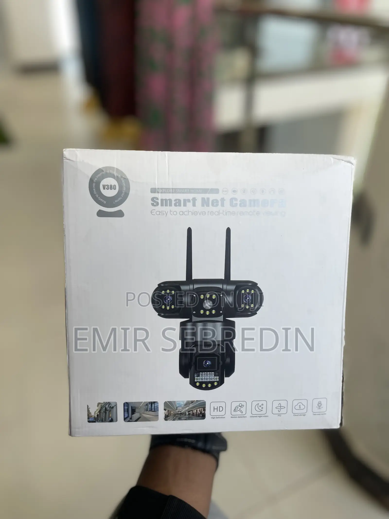 Smart Net Camera With 3 Lenses